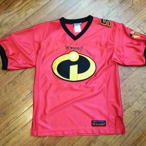 Disney Incredibles Kids Jersey Size XL Red Yellow